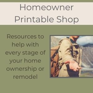 Homeowner Printable Shop